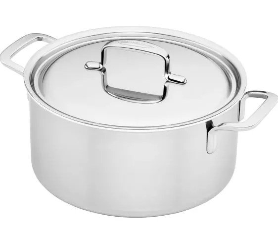 Demeyere 5-Plus 40850-847-0 Saucepan 5.2 L Round Silver