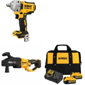 DeWalt DCD445B 20V Stud and Joist Drill w/ 20V Impact Wrench & FREE Battery-2Pk