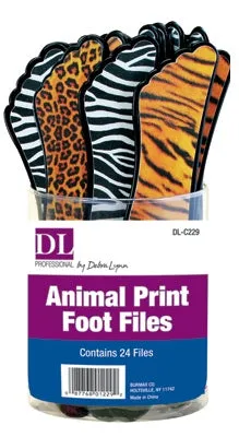 DL Pro - Animal Print Foot File - Zebra