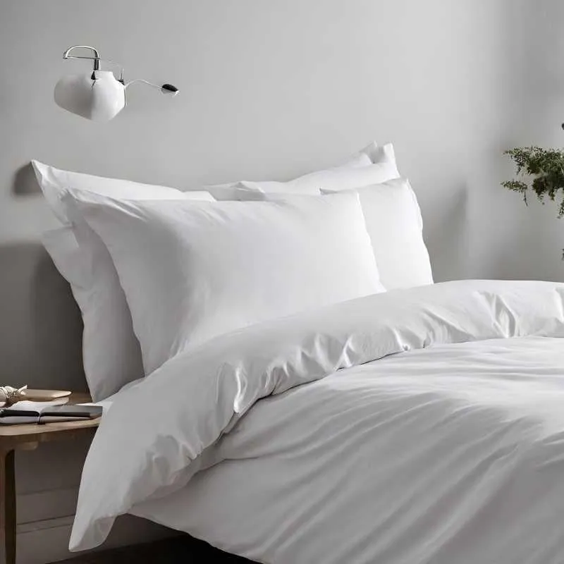 Duvet Cover Set - White | Single Three Quarter & Double