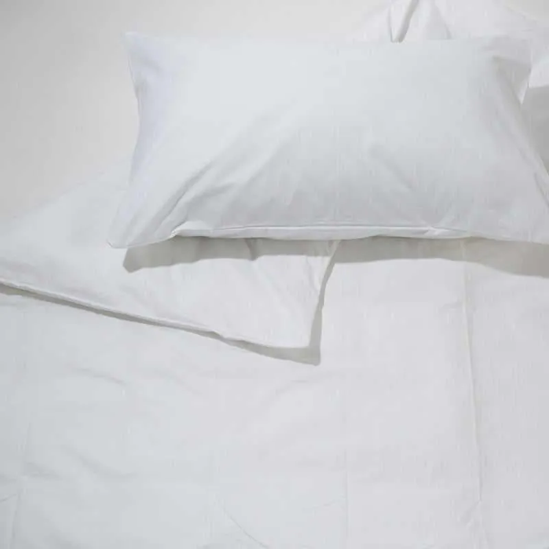 Duvet Cover Set - White | Single Three Quarter & Double