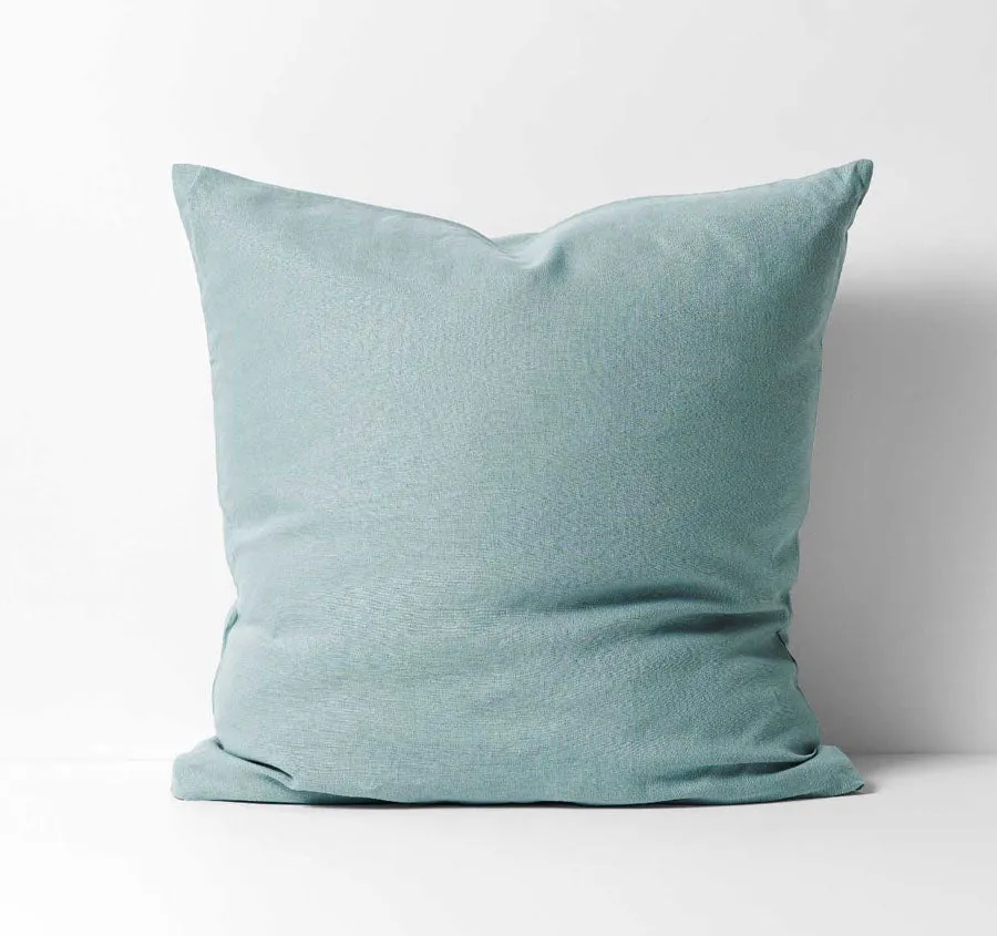 Emile European Pillowcase Agean Blue