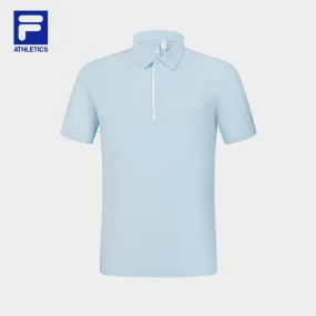 FILA CORE ATHLETICS TENNIS Men Short Sleeve Polo in Light Blue