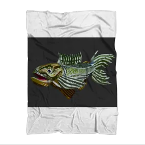 Fish Sublimation Throw Blanket