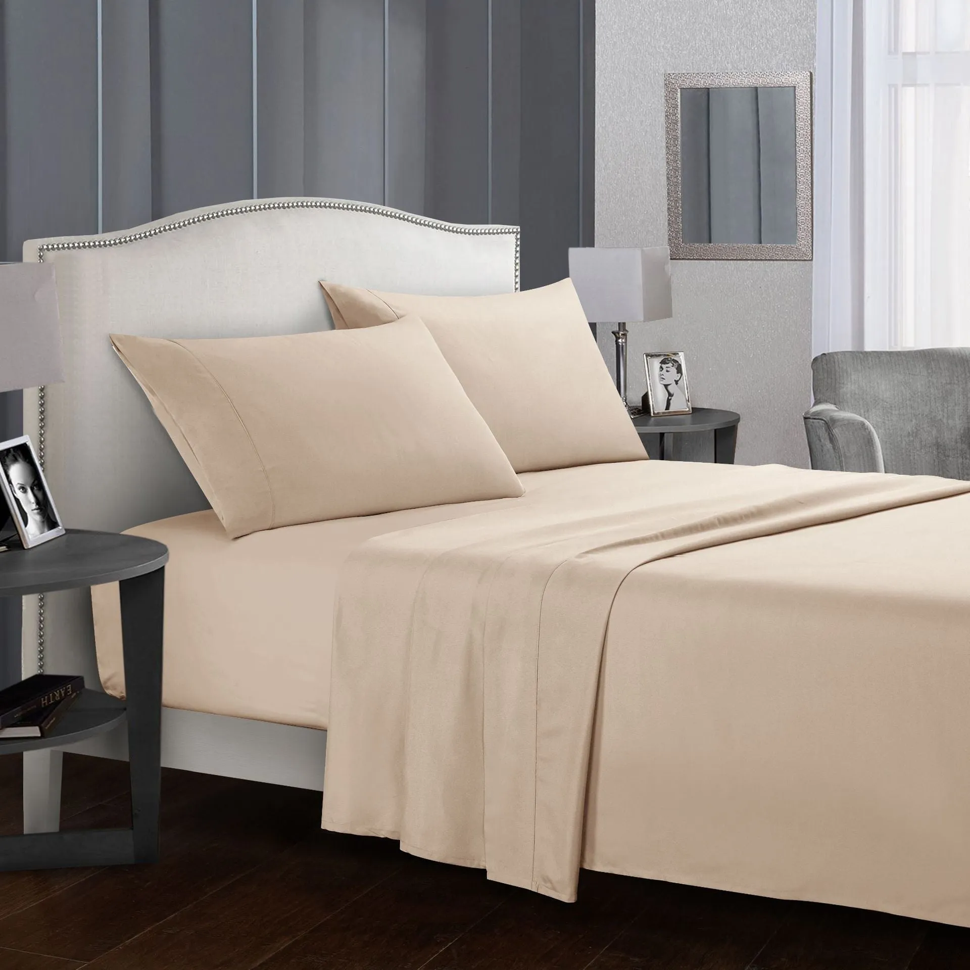 Four-piece bed sheet set