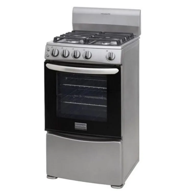 Frigidaire 20" Gas Range with 4 Burners - Silver