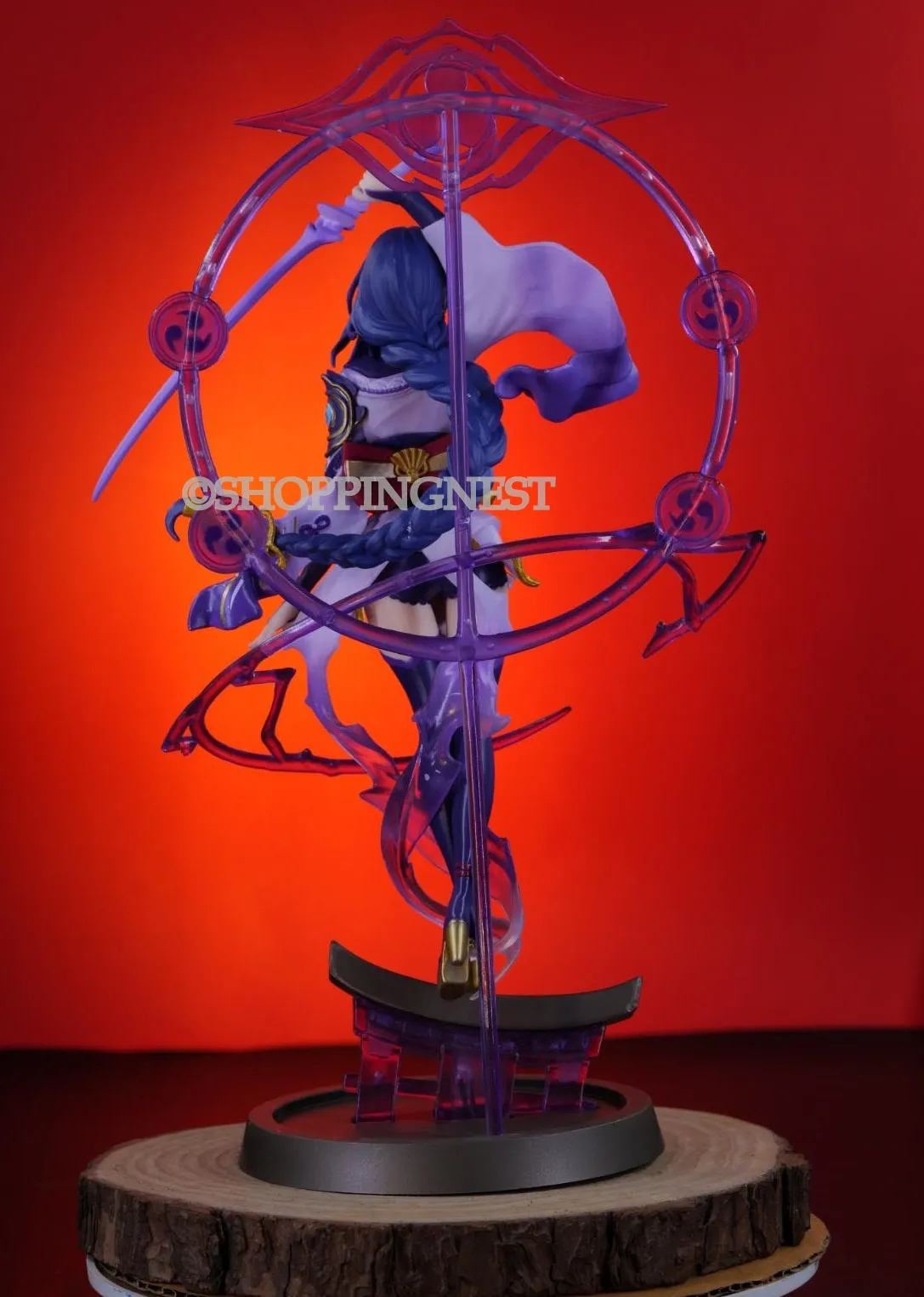 Genshin Impact Beelzebul Action Figure GK Statue PVC Model Base LED Light | 28CM |