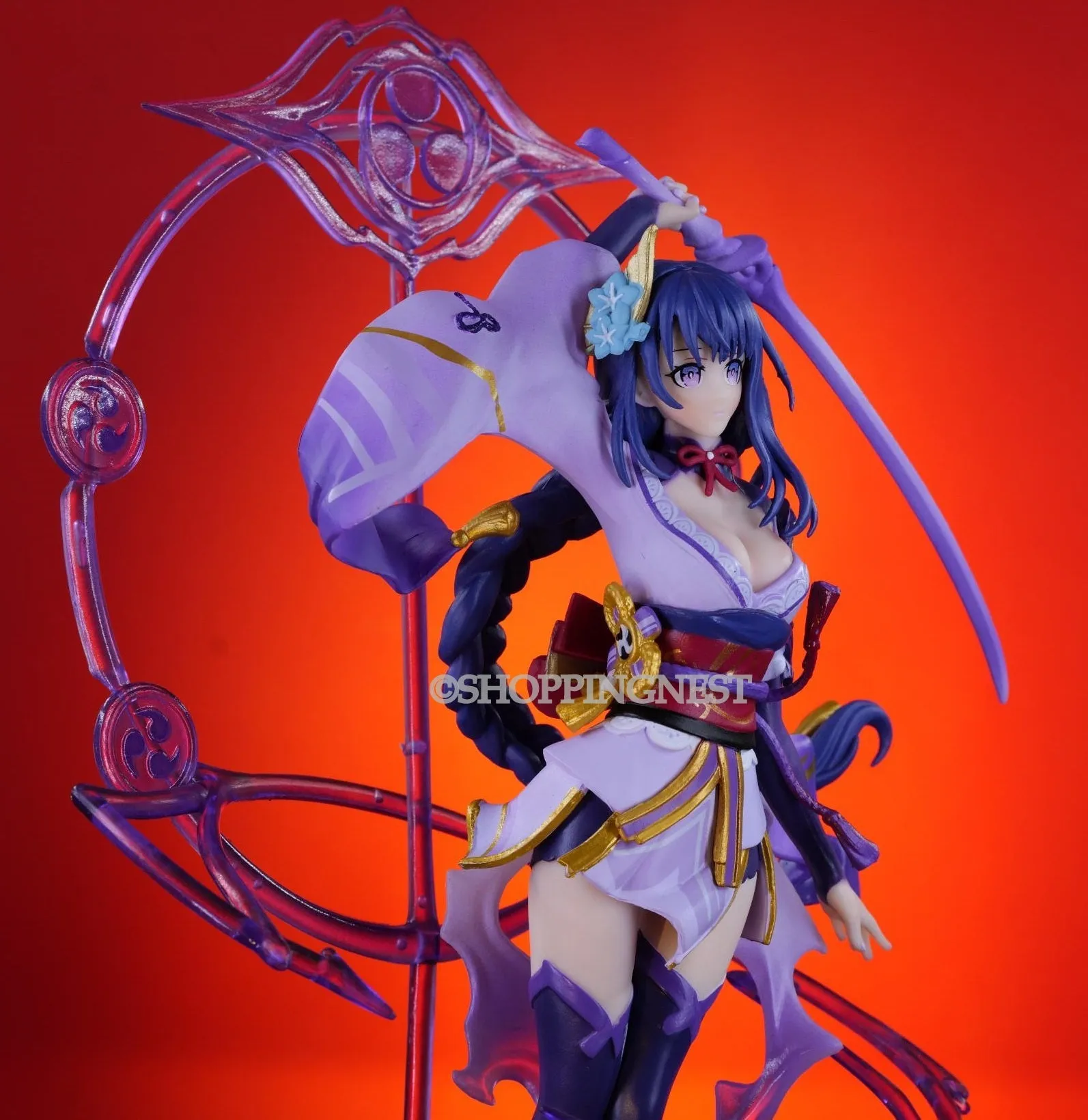 Genshin Impact Beelzebul Action Figure GK Statue PVC Model Base LED Light | 28CM |