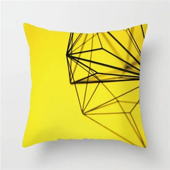 Geometric diamond pillowcase