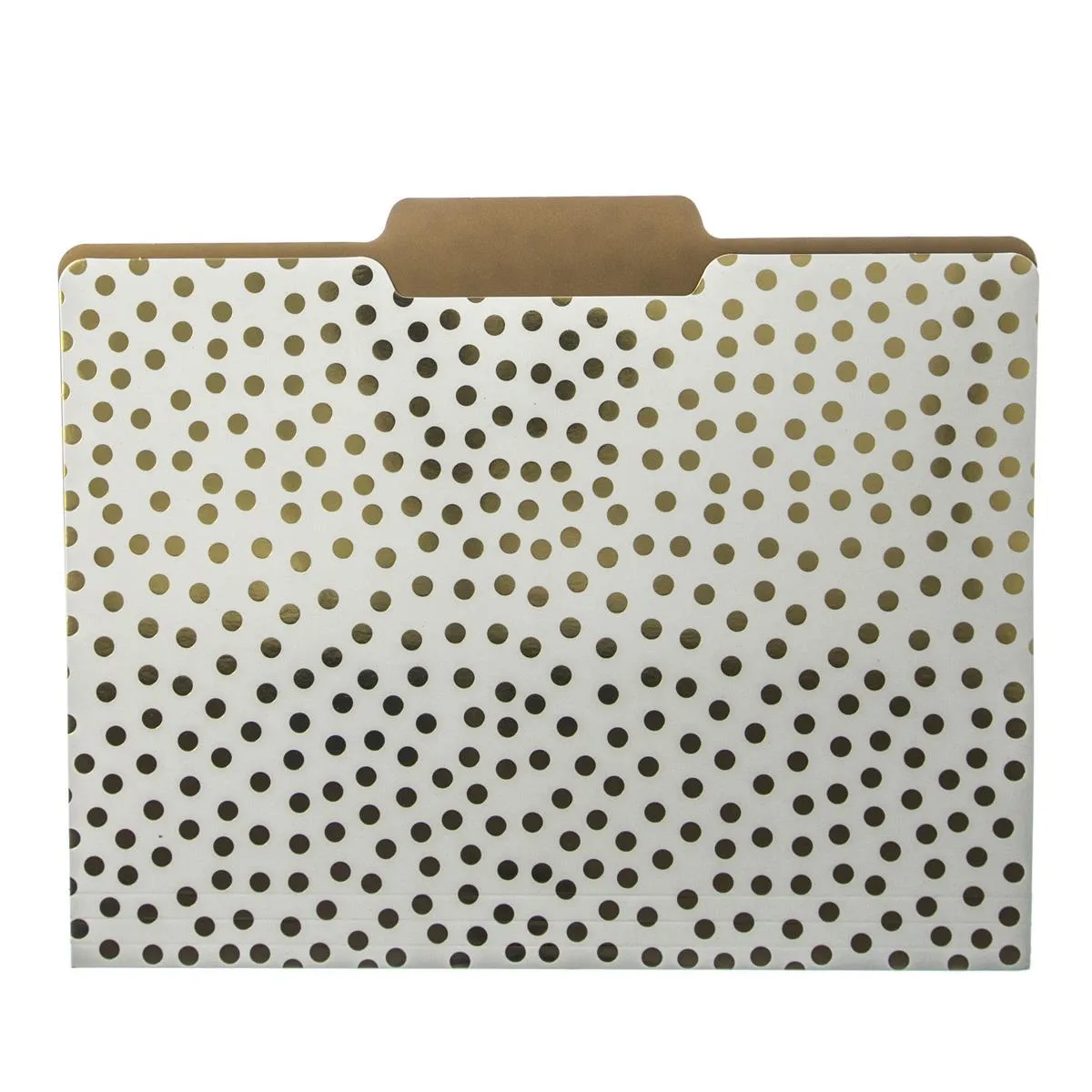 Gold Dots File Folder Set