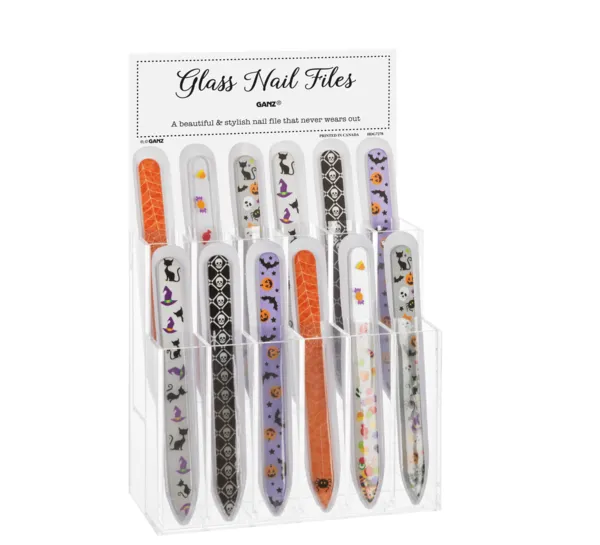 Halloween Glass Nail File Asst