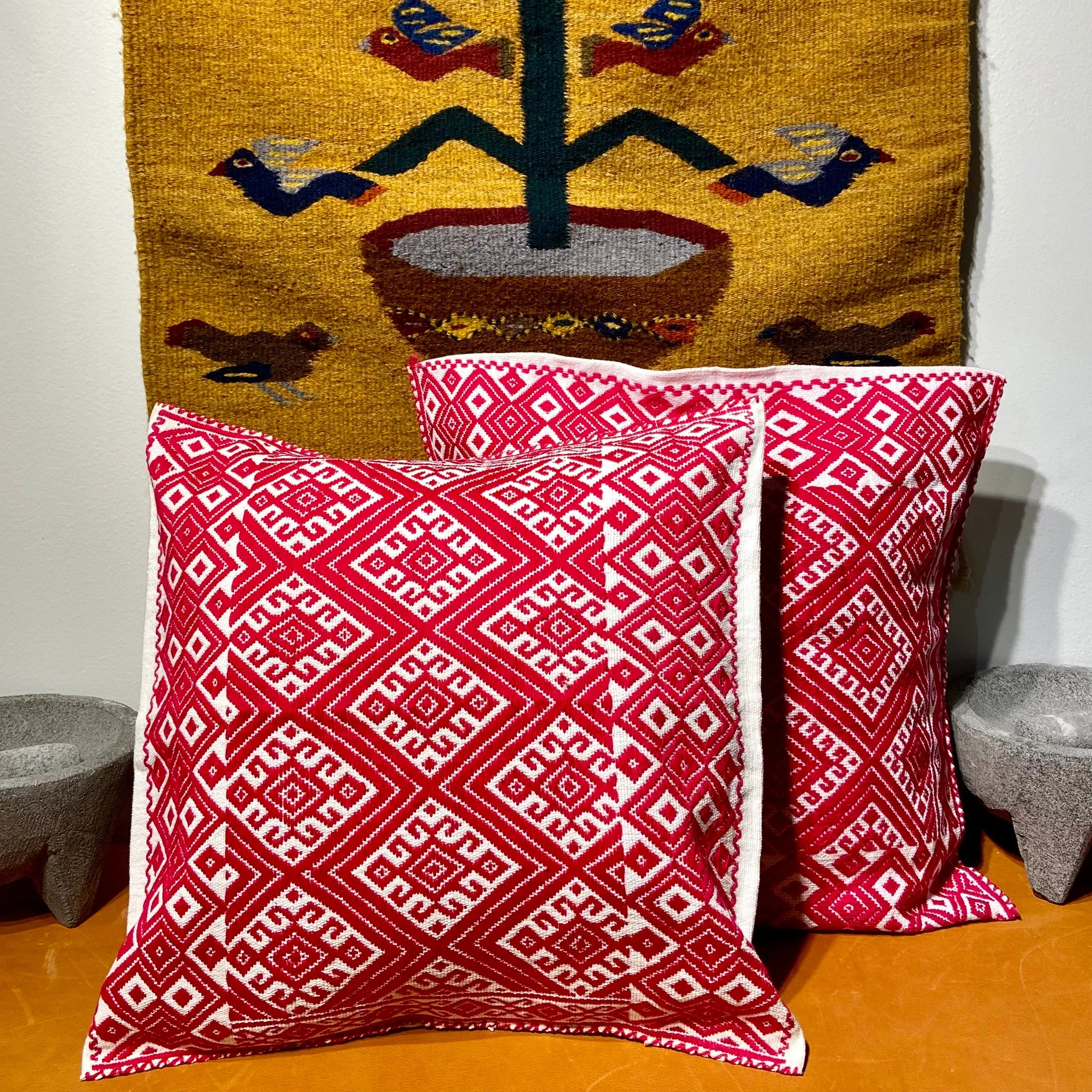 Handwoven "Larrainzar" Cotton Pillowcase