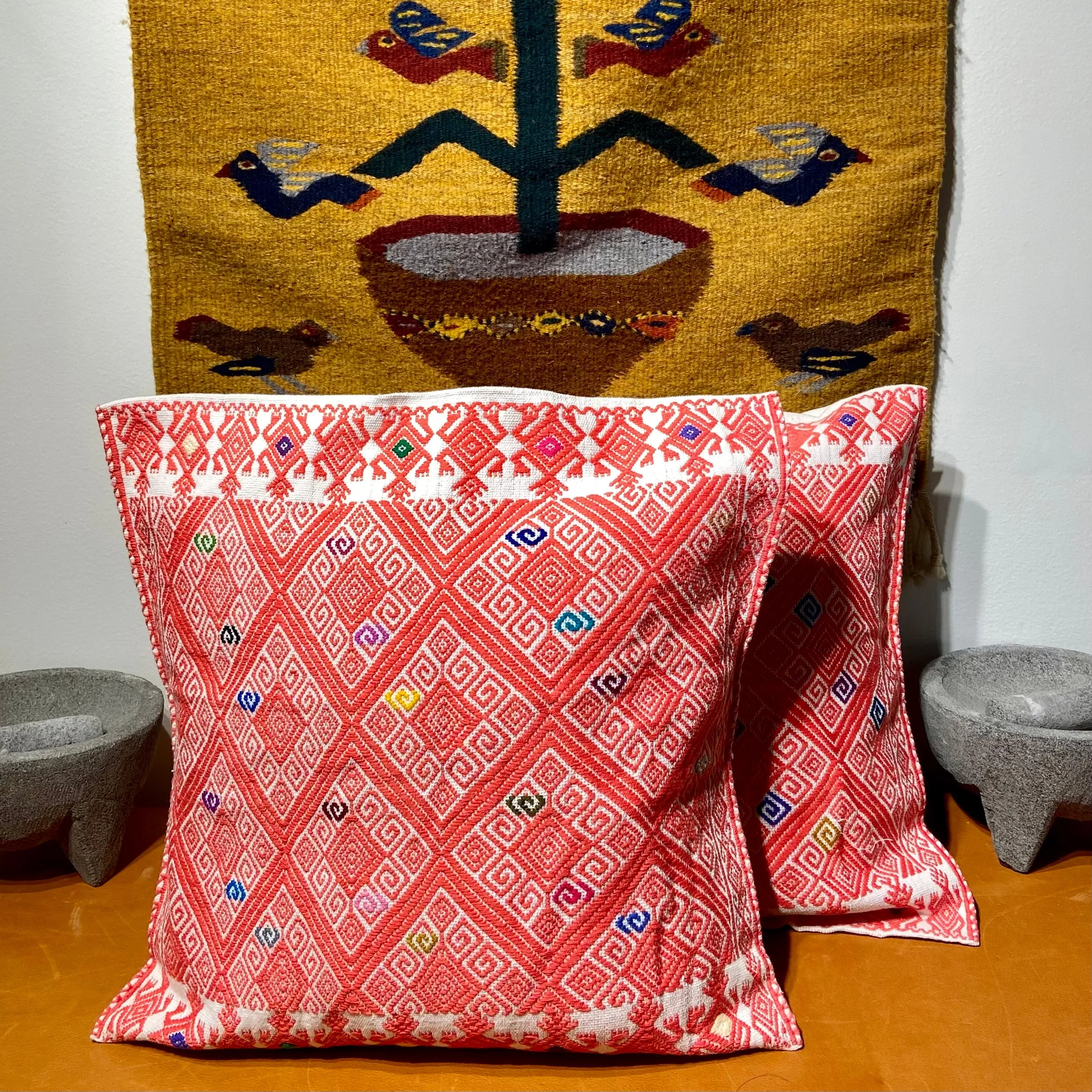 Handwoven "Larrainzar" Cotton Pillowcase