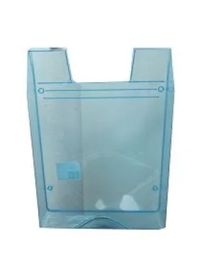 Herlitz Filing Tray Polished - Royal Blue Translucent