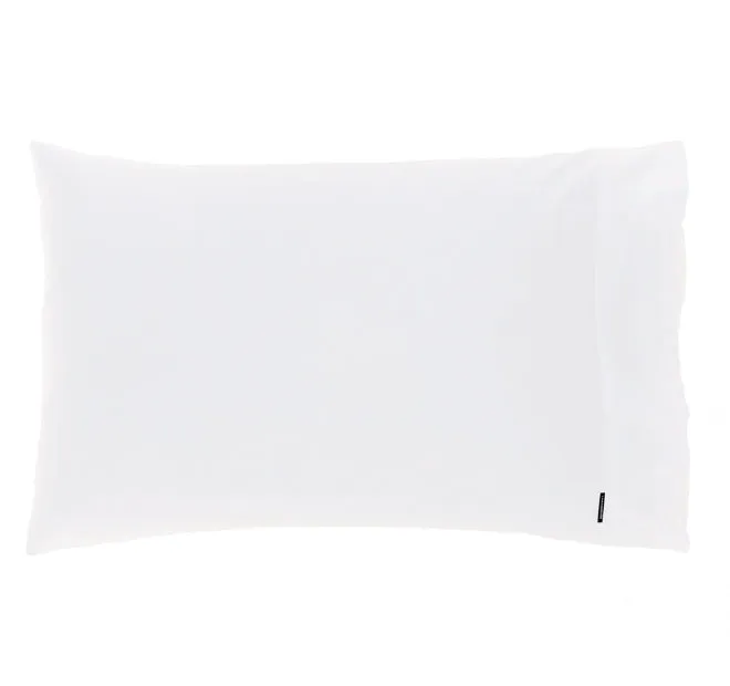 Hotel Augusta 500THC Cotton Sateen Standard Pillowcase White