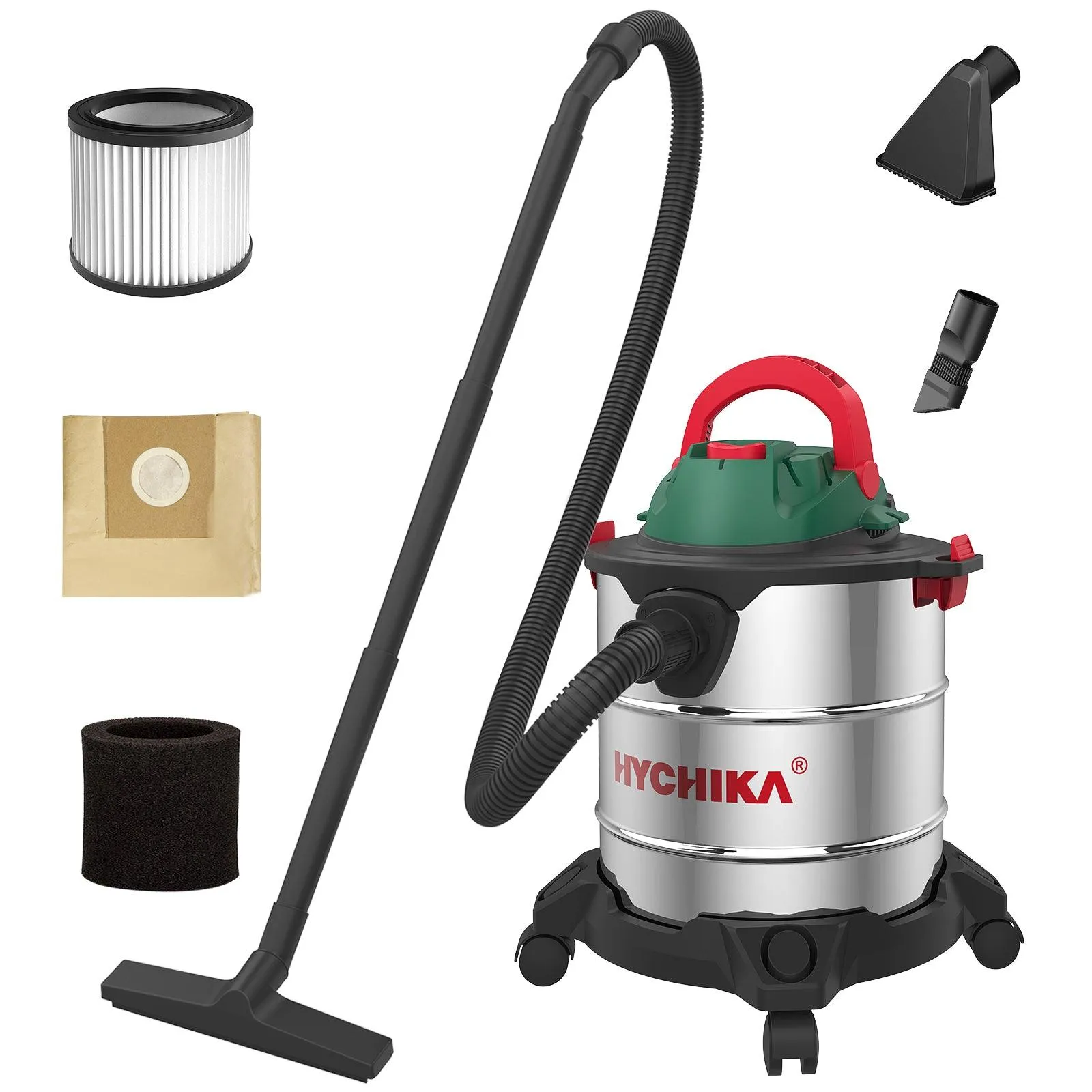 HYCHIKA 1200W 20L Wet and Dry Vacuum Cleaner