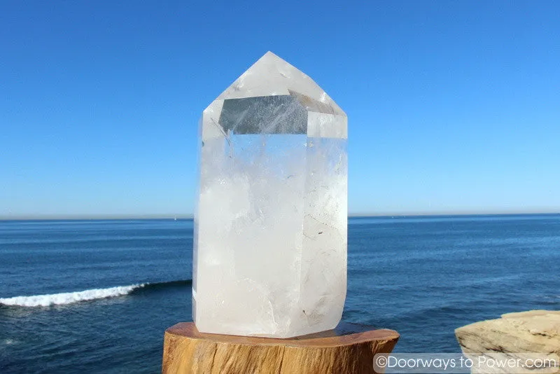 Impressive 12.5" John of God Quartz Crystal Altar Stone 25 lbs