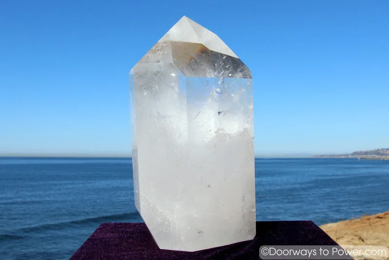 Impressive 12.5" John of God Quartz Crystal Altar Stone 25 lbs