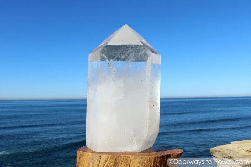 Impressive 12.5" John of God Quartz Crystal Altar Stone 25 lbs