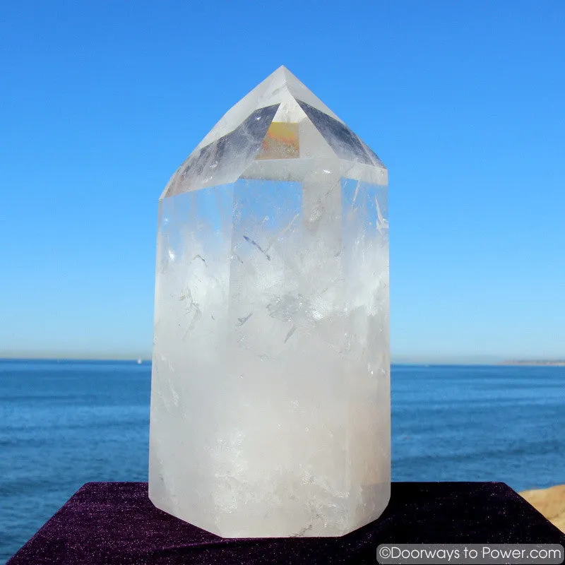 Impressive 12.5" John of God Quartz Crystal Altar Stone 25 lbs