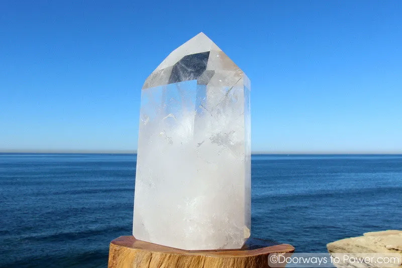 Impressive 12.5" John of God Quartz Crystal Altar Stone 25 lbs