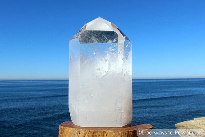 Impressive 12.5" John of God Quartz Crystal Altar Stone 25 lbs