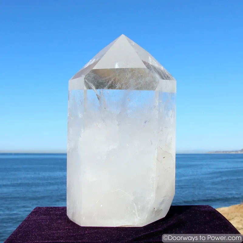 Impressive 12.5" John of God Quartz Crystal Altar Stone 25 lbs