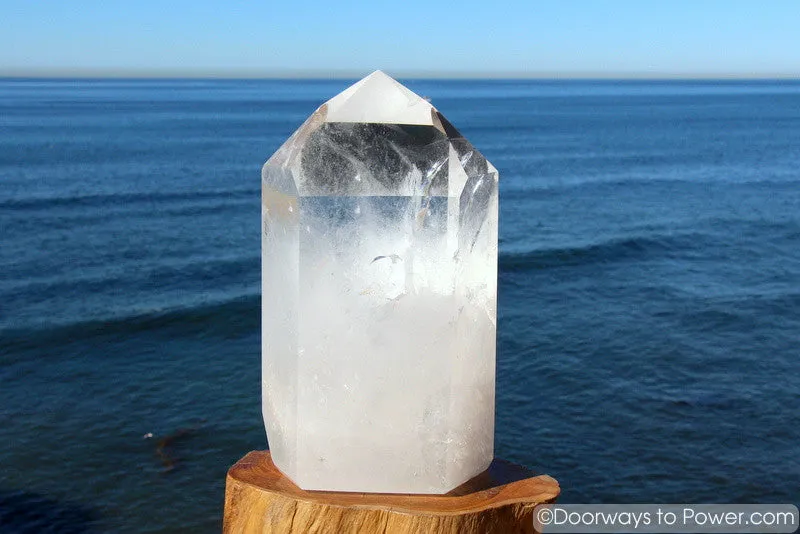 Impressive 12.5" John of God Quartz Crystal Altar Stone 25 lbs