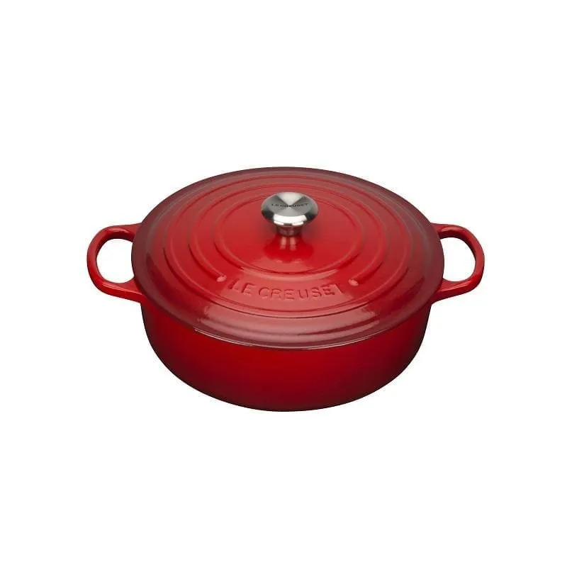 Le Creuset Signature Cast Iron Risotto Pan Cerise 24cm