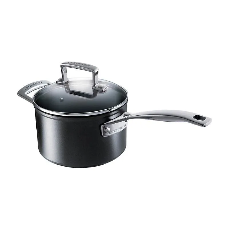 Le Creuset Toughened Non-Stick Saucepan with Glass Lid