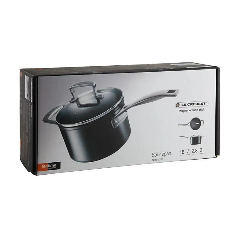 Le Creuset Toughened Non-Stick Saucepan with Glass Lid