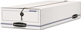 Liberty Check/Voucher Storage Box 10-3/4 X 23-1/4 X 4-5/8 White/Blue 12/Ctn