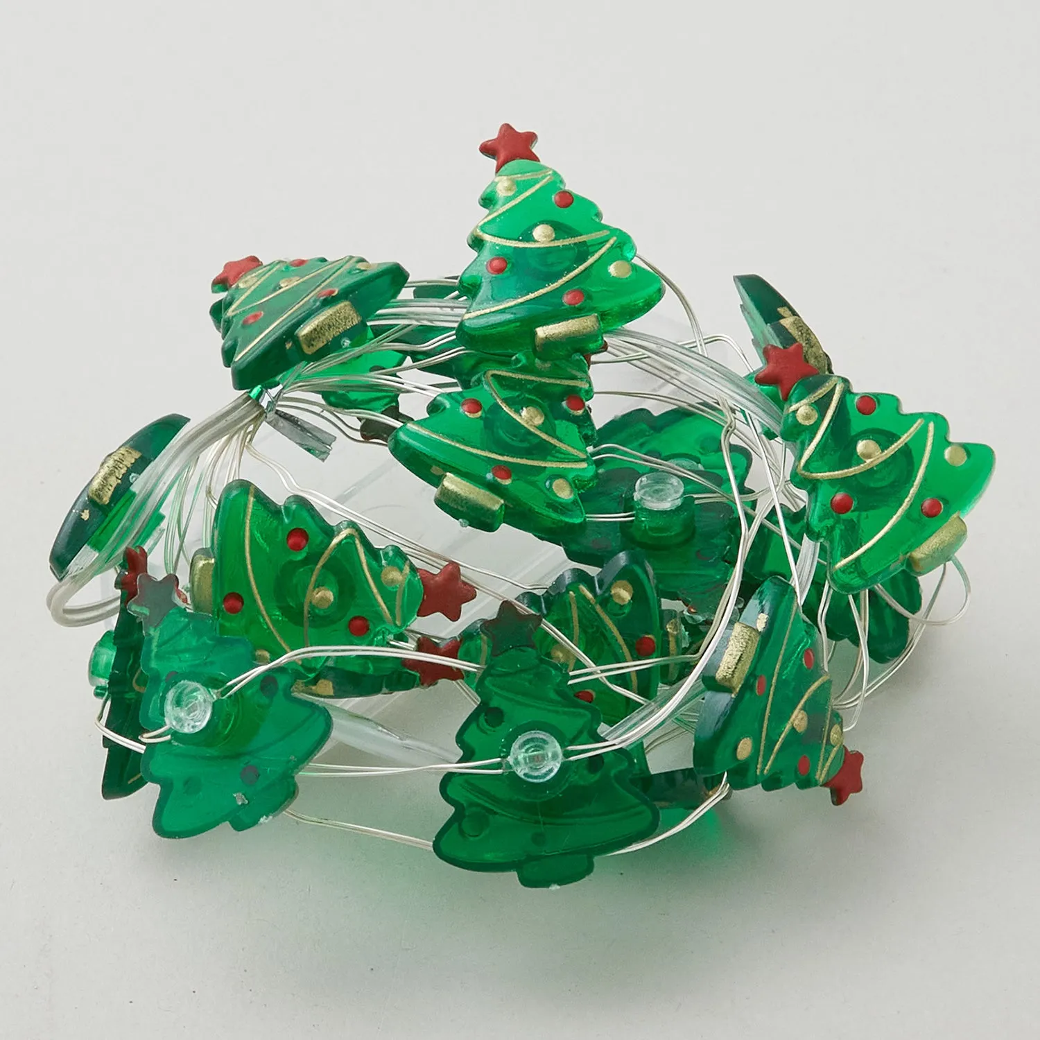 Light String with Tree Ornaments