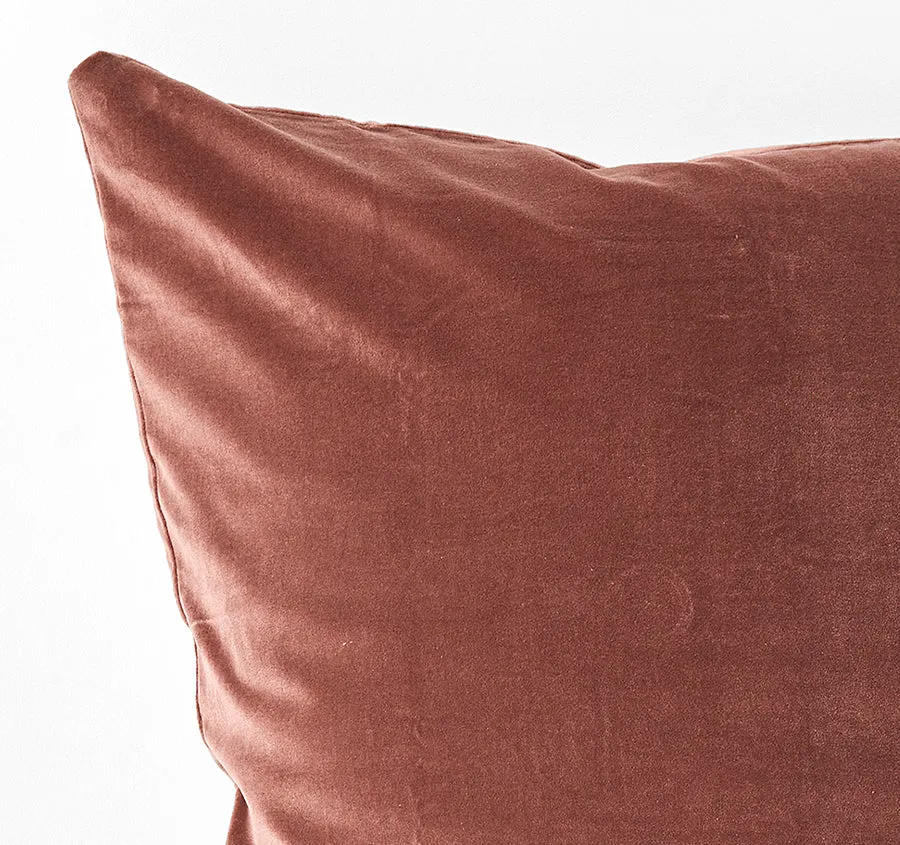 Luxury Velvet European Pillowcase Clove