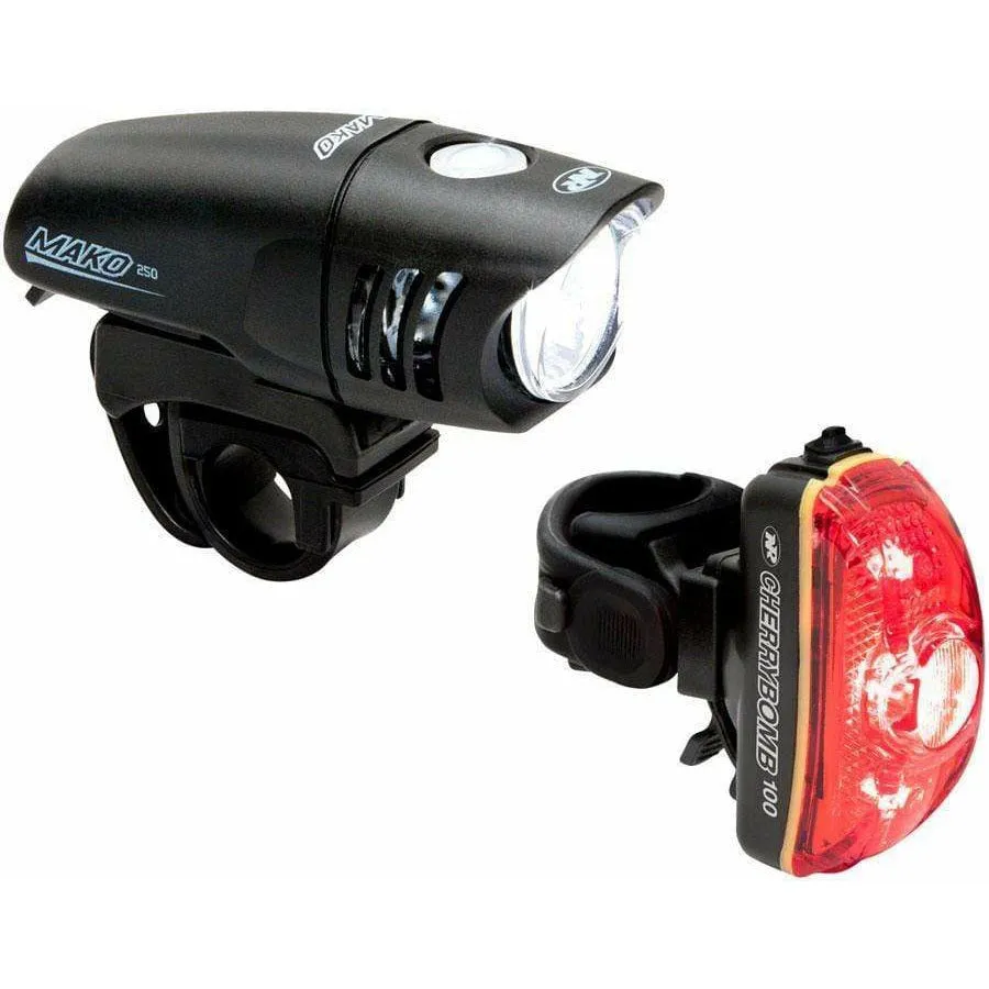 Mako 250 and CherryBomb 100 Bike Headlight and Taillight Set