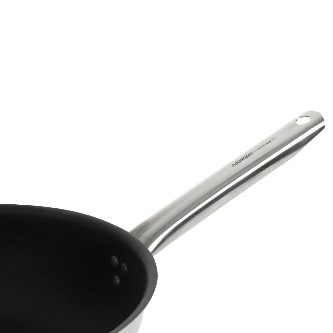 Matfer Bourgeat Tradition Stainless Steel Pro Non-Stick Sauté Pan 28cm - CX543