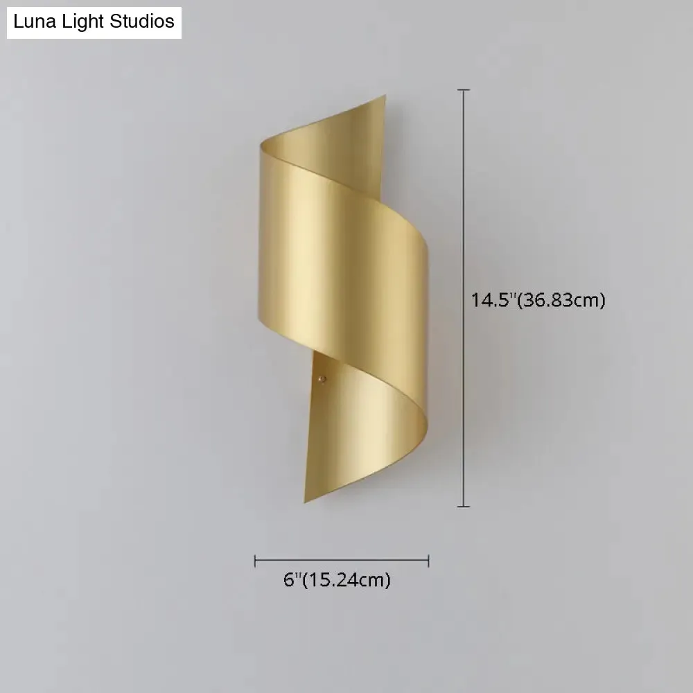 Mid-Century Wall Sconce Twist Ambient Lighting Lamp for Bedroom Living Room