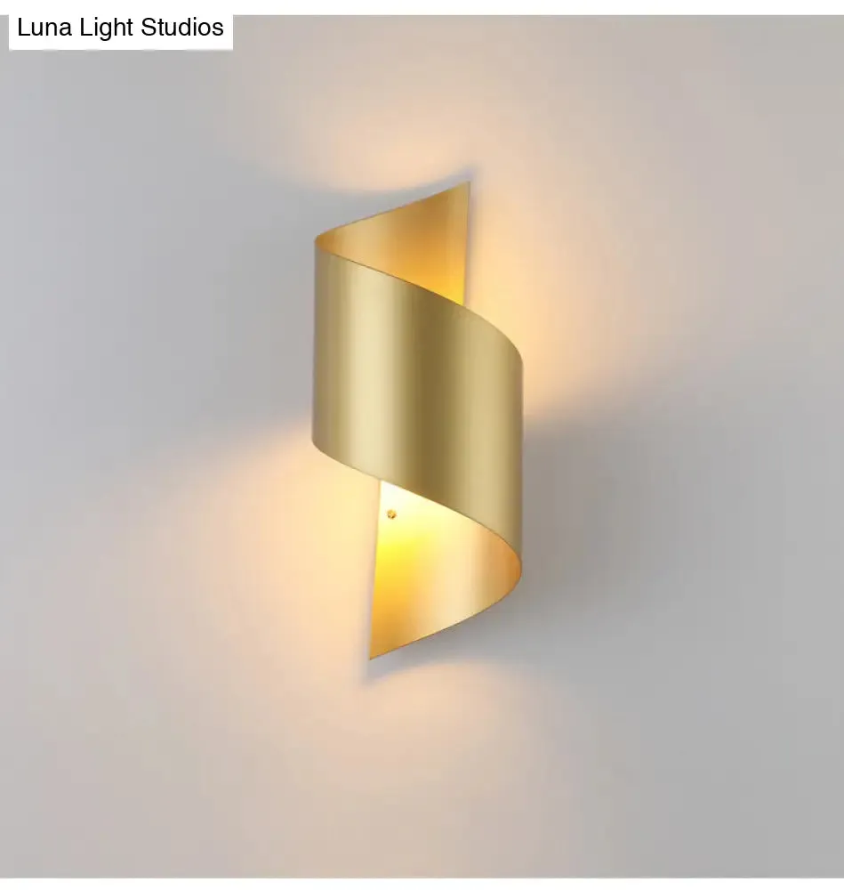 Mid-Century Wall Sconce Twist Ambient Lighting Lamp for Bedroom Living Room