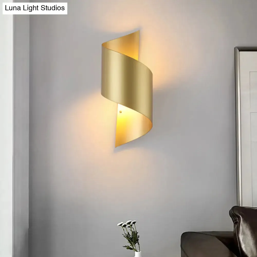 Mid-Century Wall Sconce Twist Ambient Lighting Lamp for Bedroom Living Room