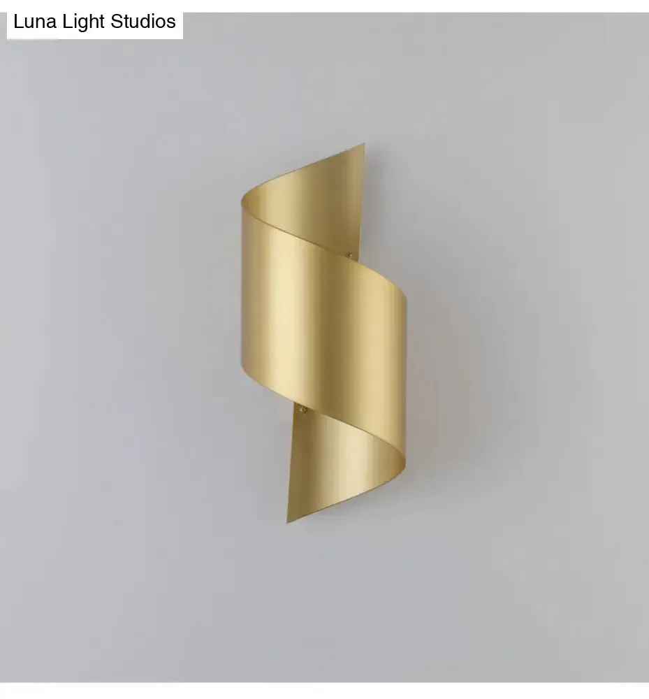 Mid-Century Wall Sconce Twist Ambient Lighting Lamp for Bedroom Living Room