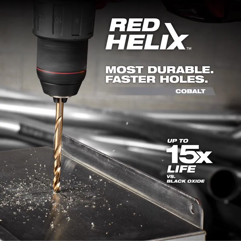 Milwaukee Red Helix 11/64 in. X 3-5/16 in. L Steel Thunderbolt Drill Bit Round Shank 1 pc