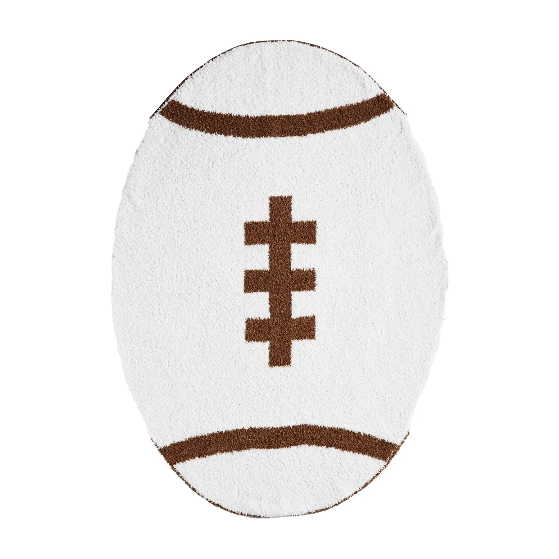 Mud Pie Chenille Football Blanket