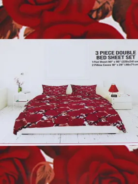 MUF 3Pc Double Bed Sheet BS-12