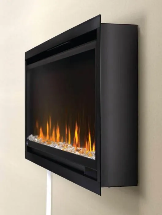 Napoleon Bbq NEFL42CHD1 Alluravision 42 Deep Depth Wall Hanging Electric Fireplace