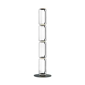 Noctambule LED Dimmable Floor Lamp - Tall Cylinders With Large Base