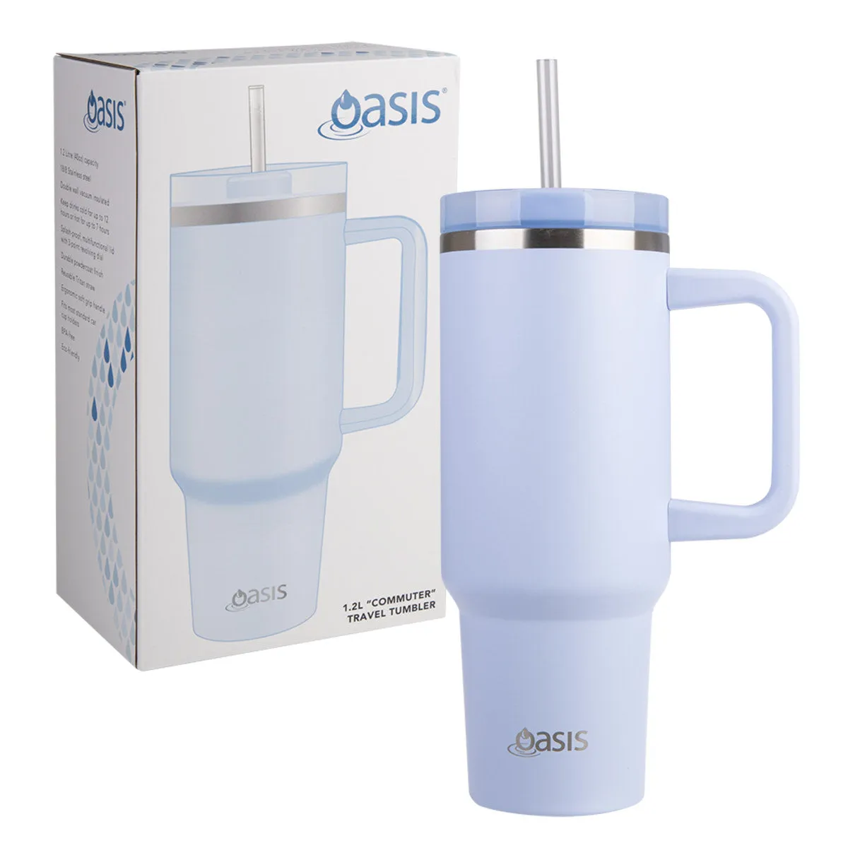 Oasis Commuter Tumbler Periwinkle 1.2L