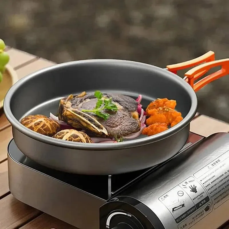 Outdoor Picnic Set Frying Pan Frying Pan In Frying Pan Frying Pan Single Frying Pan Portable Extra Light