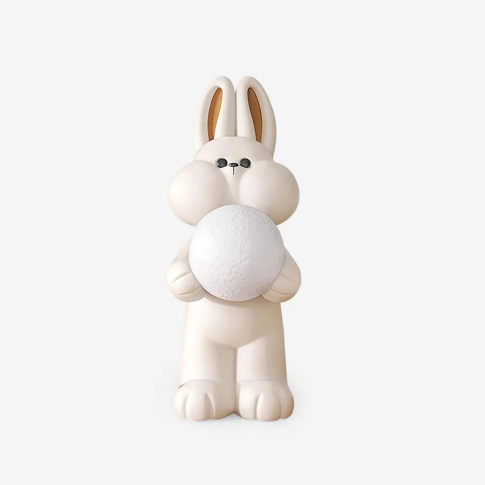 Peach Rabbit Floor Lamp