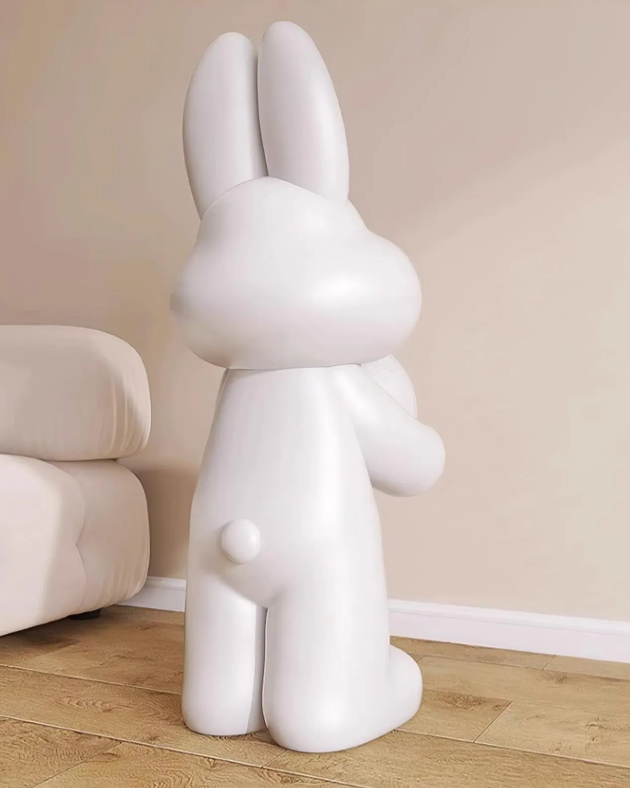 Peach Rabbit Floor Lamp