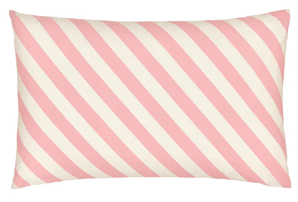 Peony Stripe Pillowcase